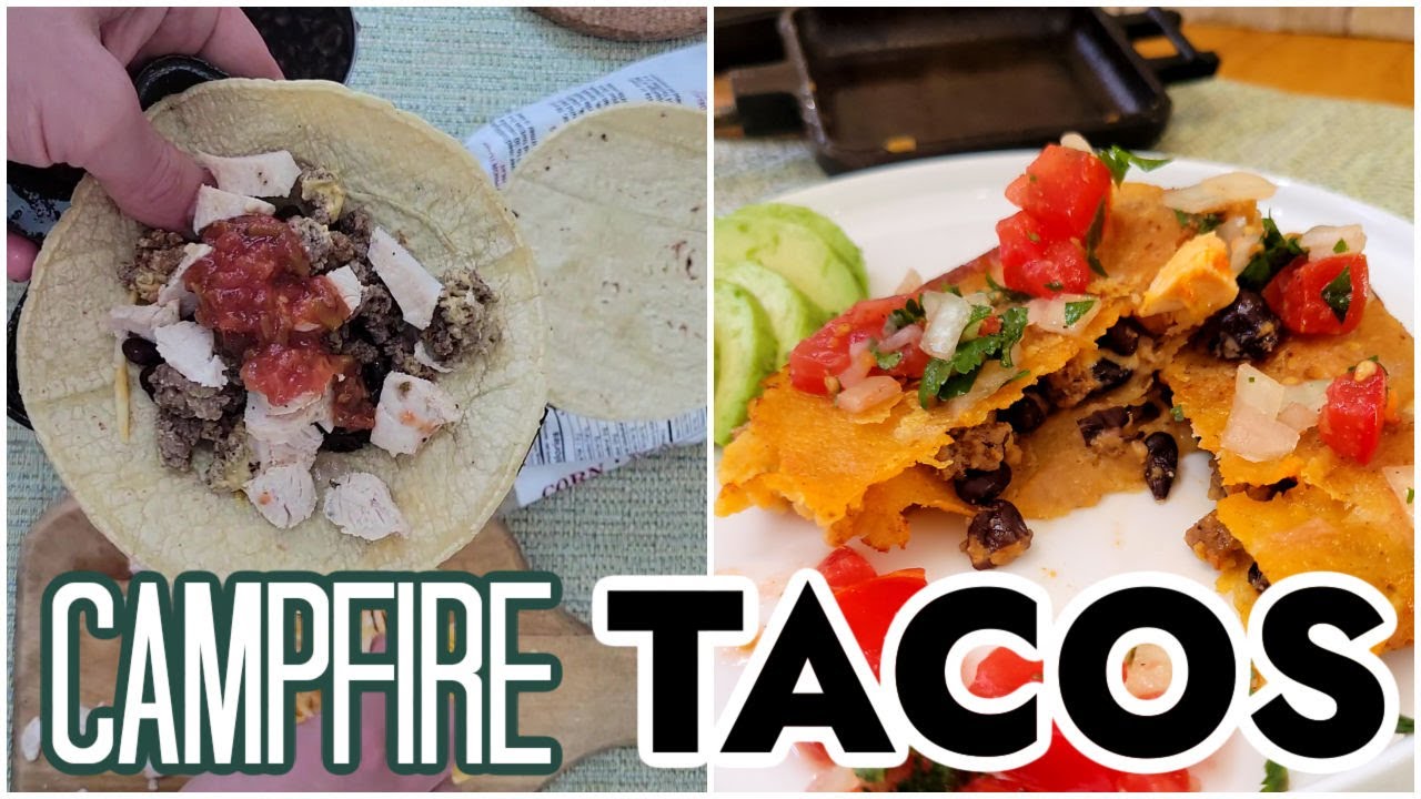 Campfire Taco Melts Pie Iron Recipe YouTube