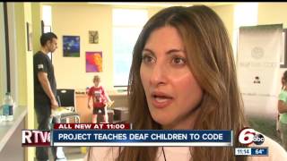 Project teaches deaf children to code