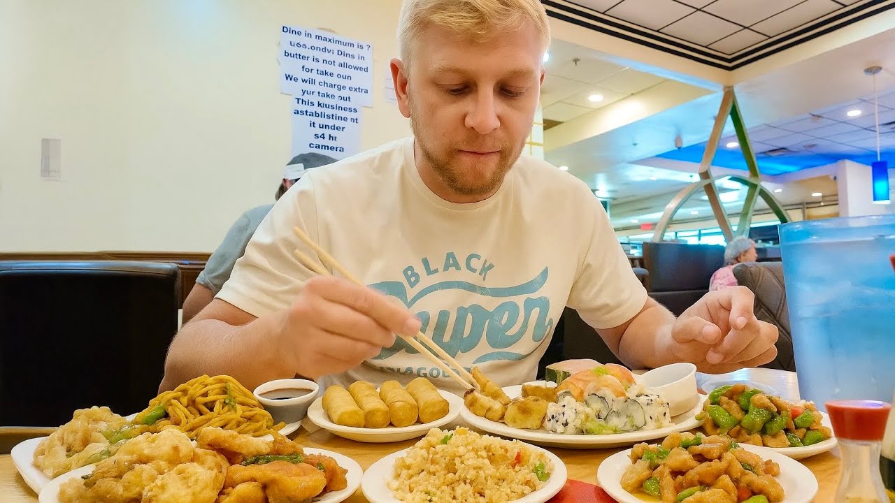 Столовая в США Ешь Сколько Сможешь / Самая Дешевая Еда