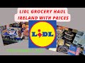 Weekly Food Haul Ireland - my Family of 3 adults with prices included