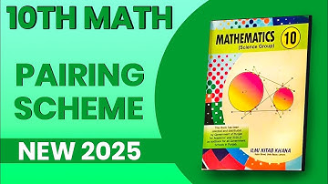 10th math pairing scheme 2025