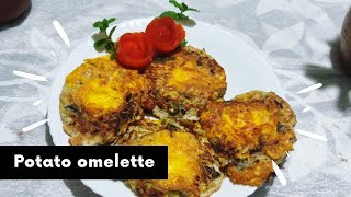 Potato Omelette Recipe|Easy Breakfast Recipe|Easy Snacks Recipe|Kids Tiffin Box Idea|Toasted