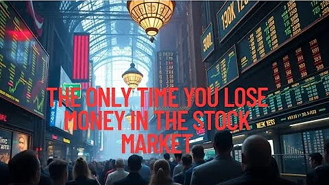 The only time you lose money in the stock market #investmenttips #panicselling #losses