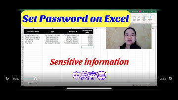 Set Password Prevent Others Open Excel File | ExtoriesEP36 #Excel中英教程 #ExtoriesExcel CC中英