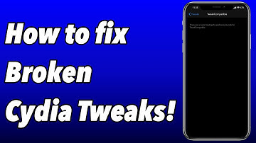 How to fix broken Cydia Tweaks - iOS 13.5 Unc0ver Jailbreak