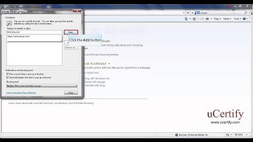 Configuring Pop-up Blocker in IE 8