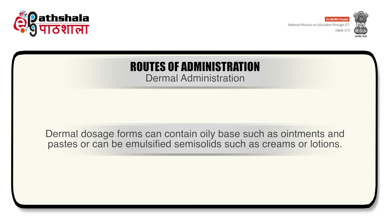 Introduction to Dosage form