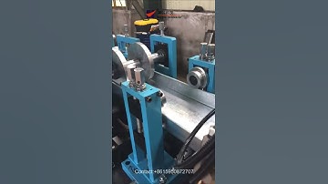 CZ purlin roll forming machine, CZ purlin machine running in customer