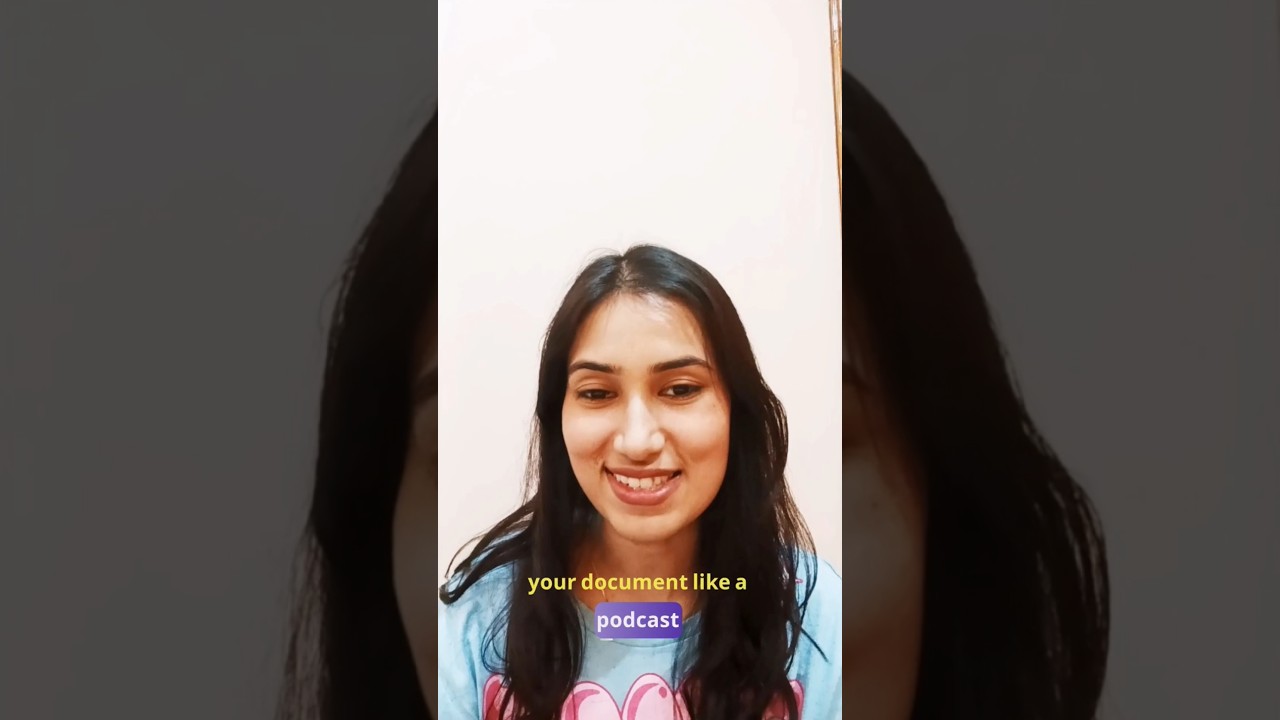 Listen to Your Notes? Yes, With AI Podcast style #googlenotebooklm #viral