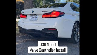 MAD Valve Controller Install for BMW M550