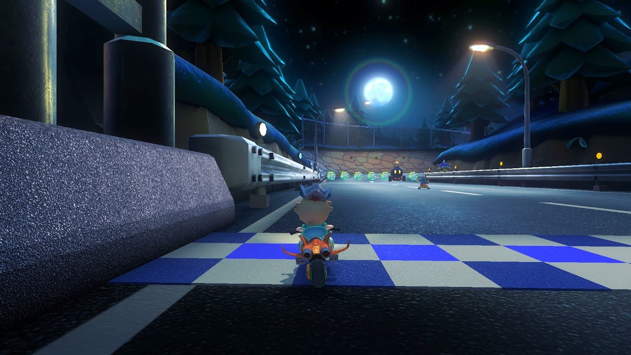 Mario Kart 8 DX Baby Rosalina Jet Bike Slick wheels