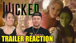 Wicked Official Trailer | Reaction \& Review | Cynthia Erivo | Ariana Grande