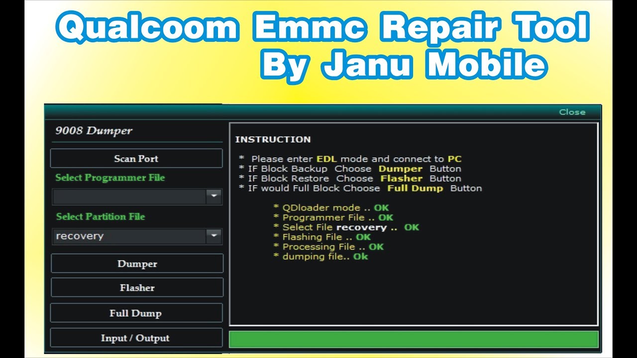 Qualcoom Emmc Repair Tool By Janu Mobile YouTube