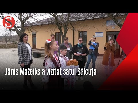 Ambasadorul Uniunii Europene în Republica Moldova, Jānis Mažeiks a vizitat satul Sălcuța