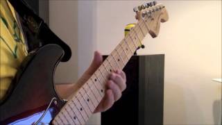 Squier strat Gilmour style jam