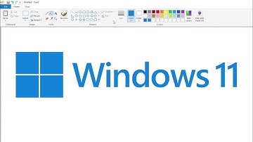 How to draw the Windows 11 logo using MS Paint | How to draw on your computer