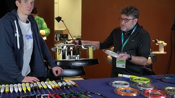 How pros string their rackets