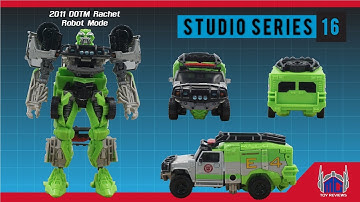 Transformers Studio Series 16 vs DOTM 2011 Rachet Size Comparison C11