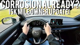 2024 Honda CR-V Sport-L Hybrid AWD - 15K Mile POV Owner Review - Problems, Fuel Economy & More!