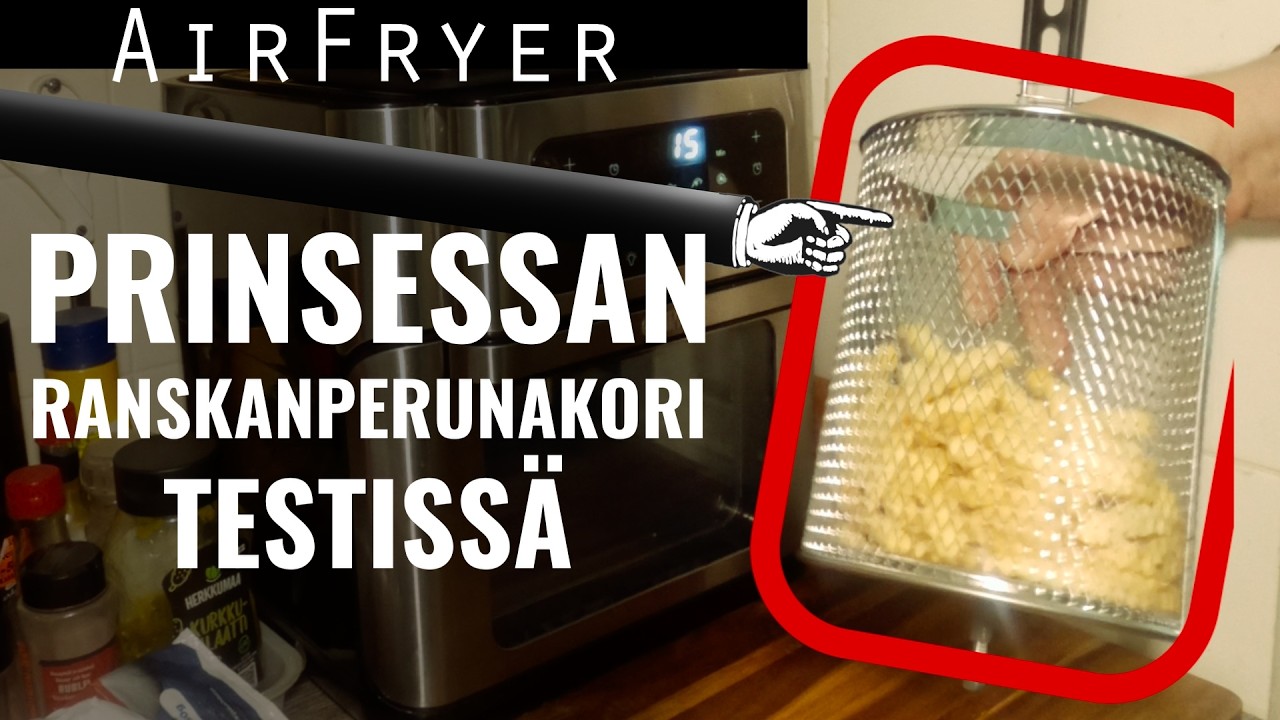 Ranskalaiset Perunat Princess Aerofryerin Pyörivässä Rullassa