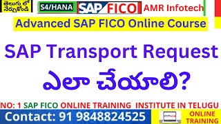 SAP Transport Request Process (TR) SAP TR MOVEMENTS AND TRANSPORT MANAGEMENT IN S4HANA