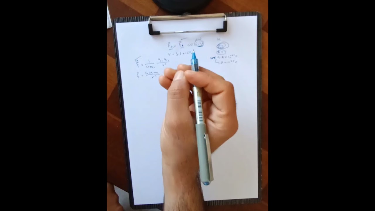 المثال(1) من مادة الكهربائيه والمغناطيسيه من قانون كولوم/ كلية التربيه قسم الفيزياء مرحلة أولى 