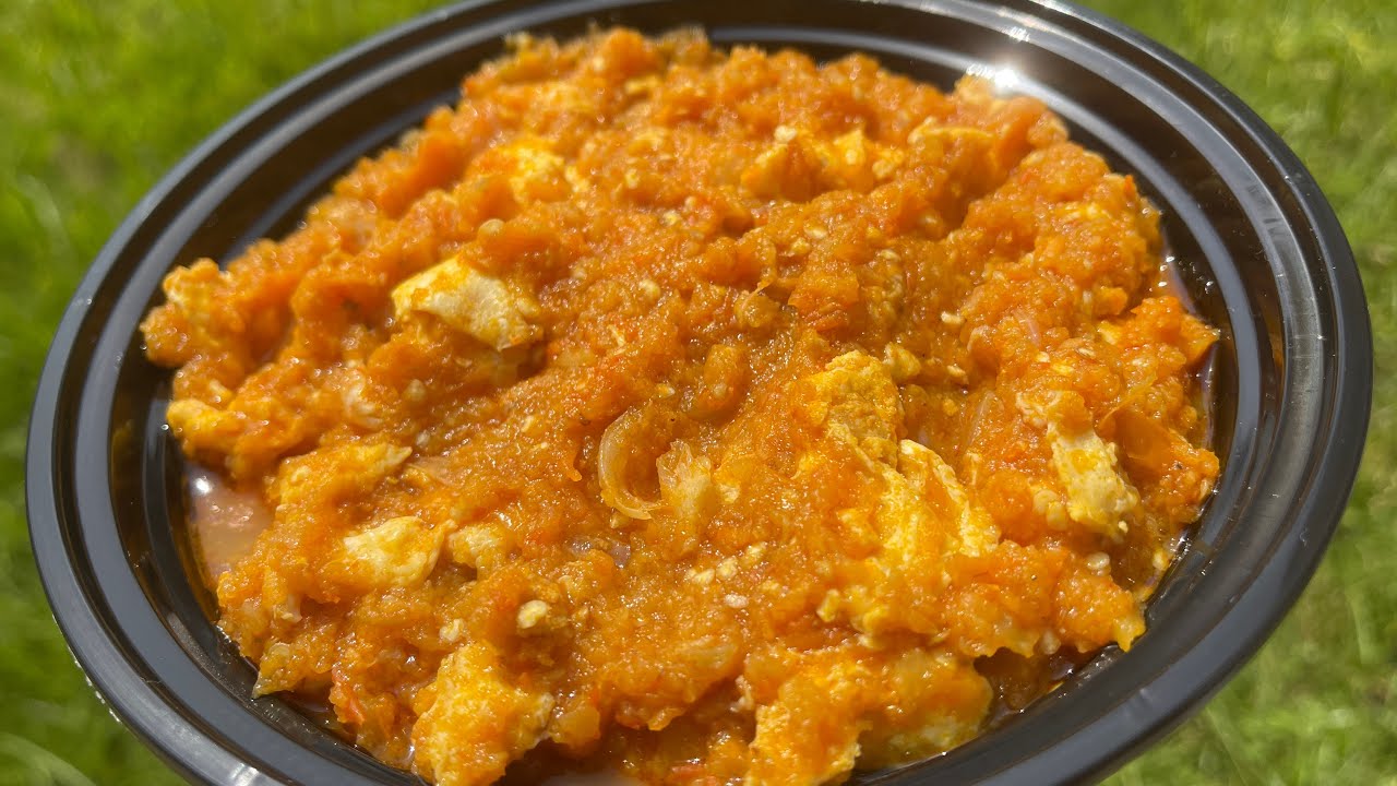 No Agushi/Egusi Ghanaian Garden Eggs Stew | Shrimps & Eggs Garden Eggs Stew