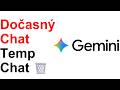 Online kurz Google Gemini AI - Čo je Dočasný Chat (Temporary) a Ako Začať Používať?