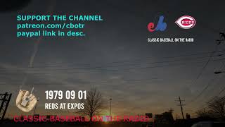 1979 09 01 Reds at Expos Retro 70s Radio Baseball