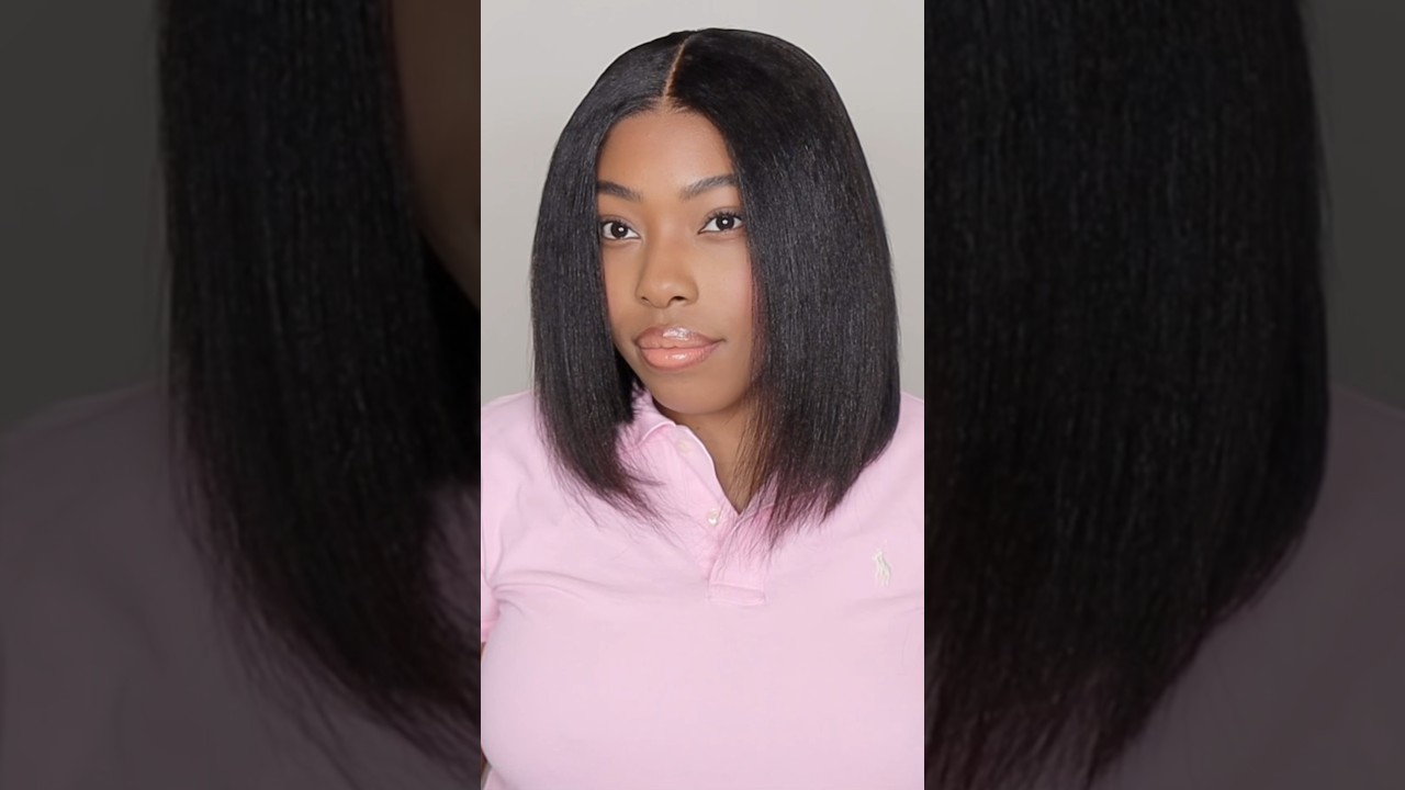 IT’S BOB WIG SEASON! 10 INCH YAKI STRAIGHT BOB WIG FROM AMAZON 