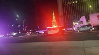 police officer gets shot needs escort in Los angeles California