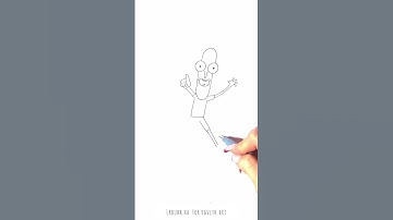 👽🌌Drawing Mr. Poopybutthole From Rick and Morty 🔥 Art Beyond the Portal 😱#shorts #drawing #RavlykArt