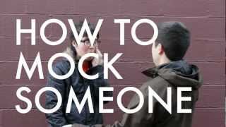 How To Mock Someone In Japanese