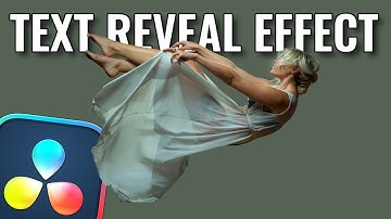 The Text Reveal Effect in Davinci Resolve | Tutorial