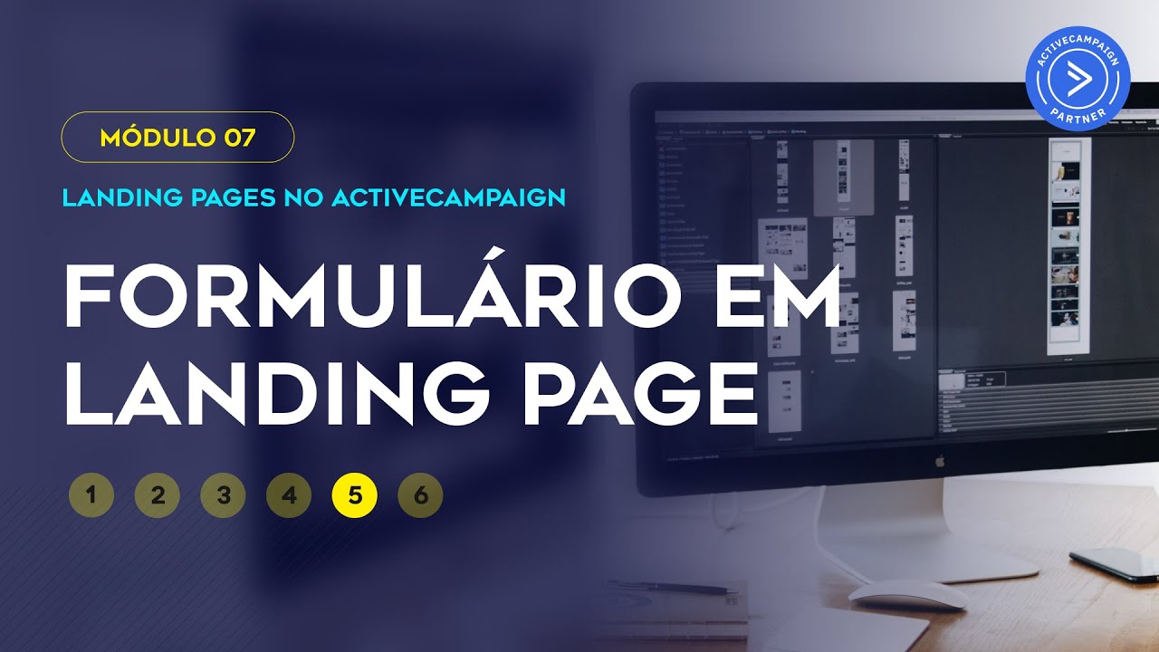 Formulários para Landing Pages - ActiveCampaign: Landing Pages - Aula ...
