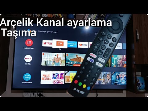 Arçelik android tv kanal arama