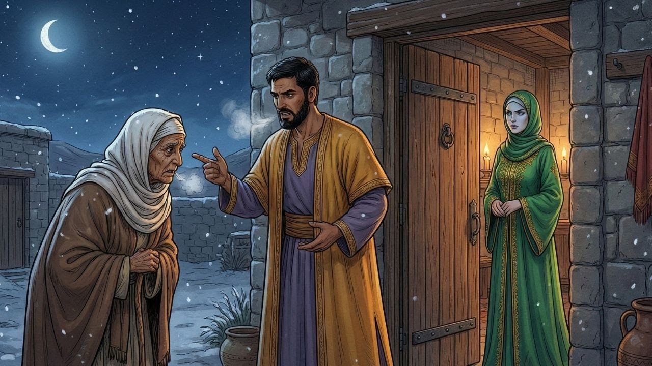 طرد أمه في ليلة باردة ليرضي زوجته.. وبعد سنوات وجدها في مكان جعل قلبه يتوقف من الصدمة!