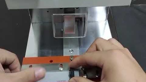 IDC connector flat cable crimping machine with operation guide