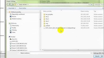 SDL Trados 2011 - QA Checker 3.0 - Import settings