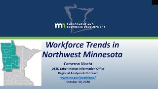 Northwest Minnesota - October Economic Update