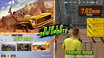 NEW 0.18.0.1 UPDATE IN PUBG LITE ||NEW MAP, TRAINING MODE,GOLDEN MIRADO & SECRET GUNS