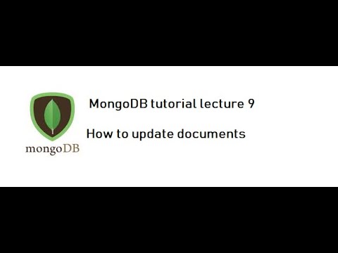 MongoDB tutorial lecture 9 : How to update document using update() and ...