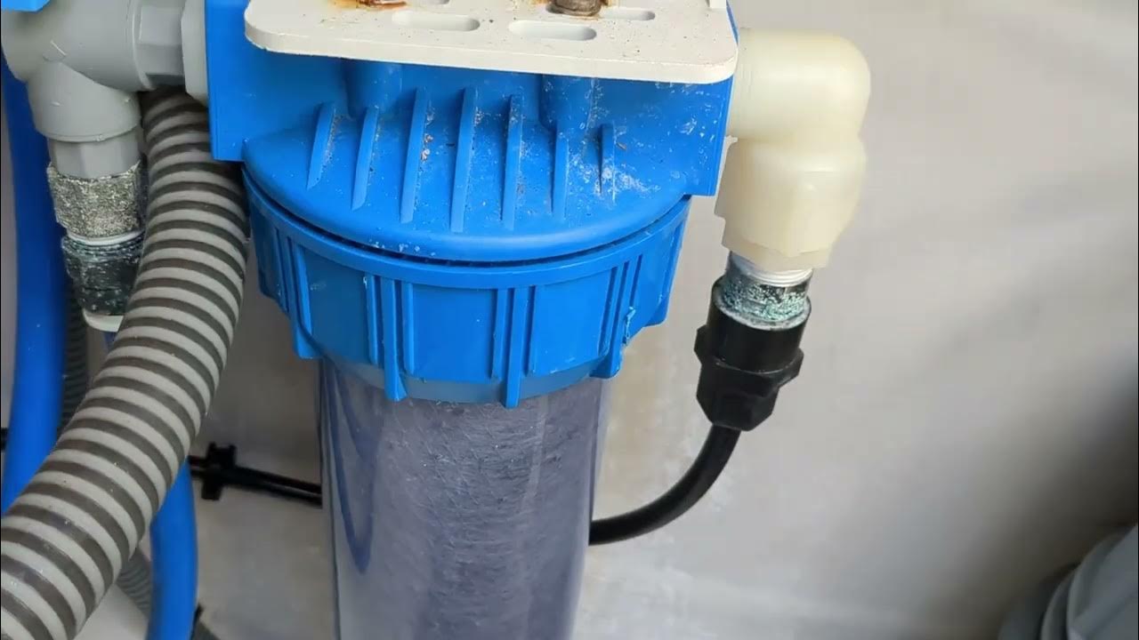Replace Spectra watermaker charcoal filter YouTube