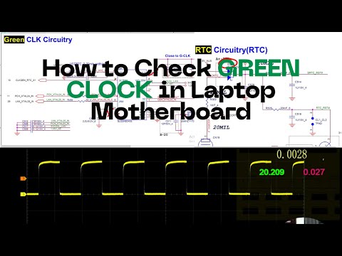 How to Check GREEN CLOCK in Laptop Motherboard | Fujitsu Siemens A555 | Chiplevel laptop Repairing