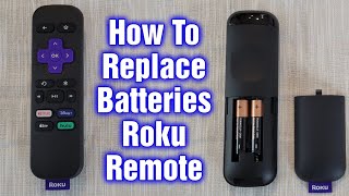 How To Change Batteries On A Roku Remote