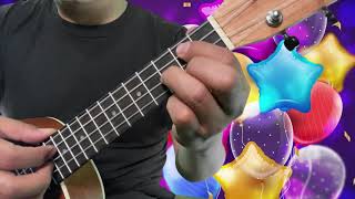 Video thumbnail of "Feliz Cumpleaños-Ukulele"