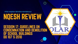 NQESH Review Session 17: Guidelines on the Condemnation and Demolition of School Buildings by NQESH (Principal's Test) & LET Review from PTEC 5,506 views 6 months ago 27 minutes