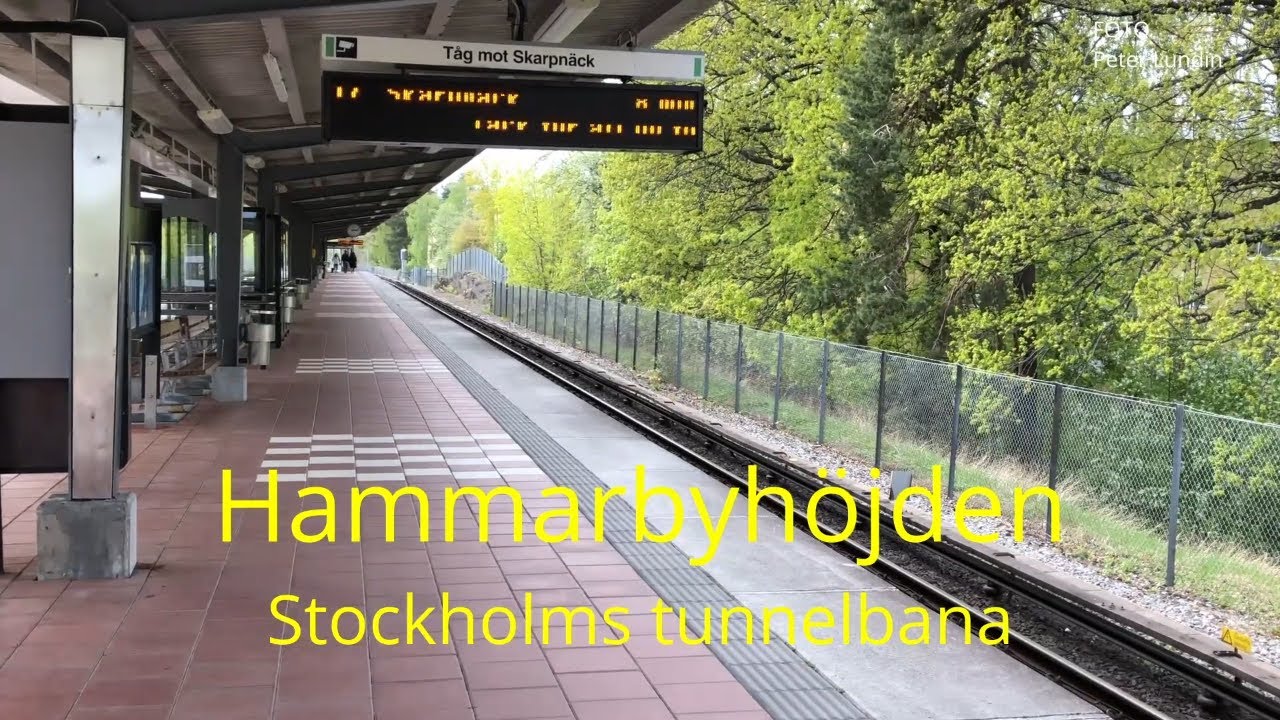 2021-05-21 HAMMARBYHÖJDEN - STOCKHOLMS TUNNELBANA ( Foto Peter Lundin ...