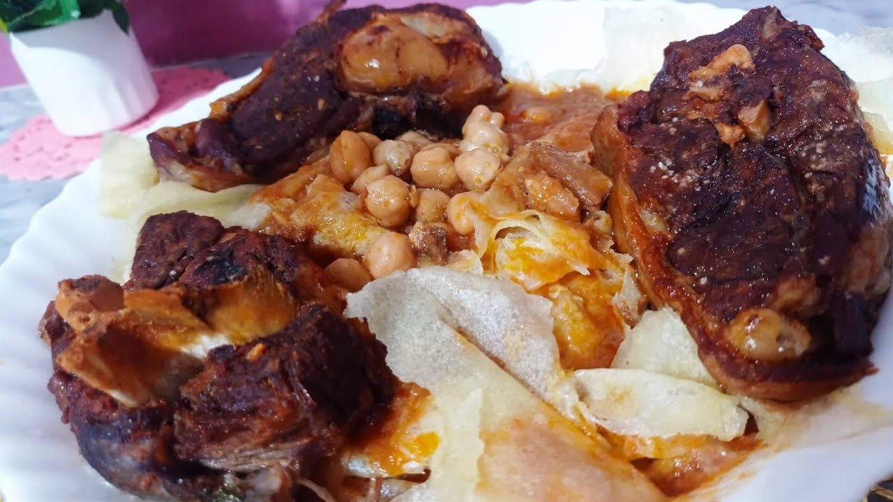 طبق تقليدي جزائري 🇩🇿بمناسبة عاشوراء ♥️♥️ مفرمسة سطايفية للمبتدءات خطوة بخطوة👌بنة وخفة 😋😋💯💯