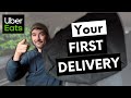 Complete FIRST delivery process for new Uber Eats drivers